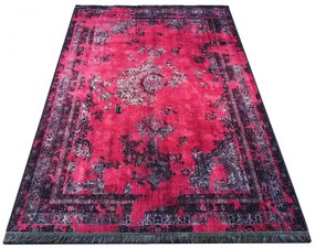 Czerwony dywan w stylu vintage P5-E18