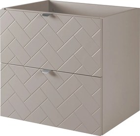 Meble łazienkowe, Kaszmir, 60 x 57 x 46 cm, uchwyty srebrne