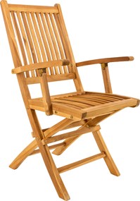 TAMAN LEVERTON FSC® - ogrodowe składane krzesło tekowe - Towar rozpakowany (N365,N513)