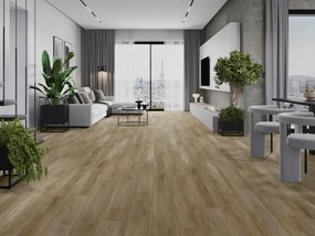 Mexen Clermont  próbka paneli winylowych SPC 6,5 mm, podkład IXPE 1,5 mm, 4 V-Fuga, Dąb - F1053-S