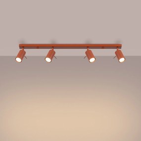 Listwa oświetleniowa RING 4L ochra czerwona SOLLUX  LIGHTING