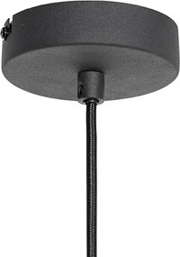 Nowoczesna lampa wisząca czarna 38 cm - Saffira