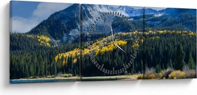 Obraz - Lost Lake, Oregon (z zegarem) (90x30 cm)
