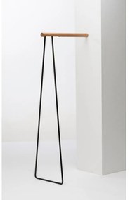 Czarny stalowy stojak na ubrania 65x150x45 cm – LIND DNA