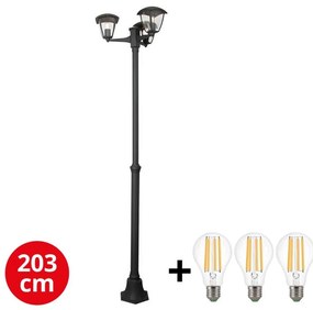 Brilagi -  LED Lampa zewnętrzna LUNA 3xE27/60W/230V IP44