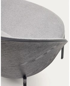 Szary fotel Eamy – Kave Home