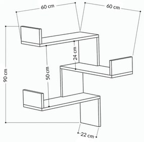 Półki Luxe Oak