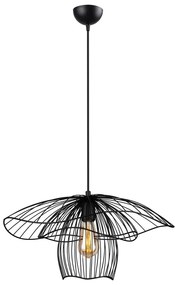 Czarna lampa wisząca Squid Lighting Root, wys. 123 cm