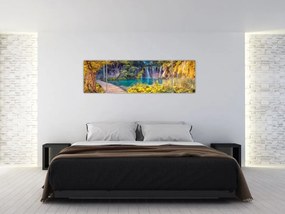 Obraz - Jeziora Plitwickie, Chorwacja (170x50 cm)