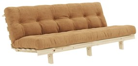 Jasnobrązowa sztruksowa sofa 200 cm Lean – Karup Design