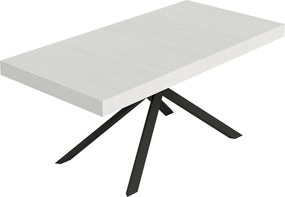 Stół rozkładany Niket 180/284x90 cm, nogi biały jesion antracyt