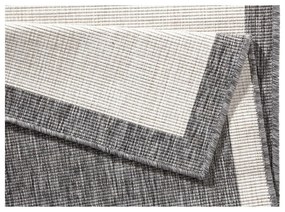 Jasnoszary chodnik dwustronny odpowiedni na zewnątrz NORTHRUGS Panama, 80x350 cm