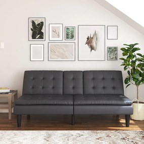 Szara rozkładana sofa z imitacji skóry 191 cm Maine – Støraa