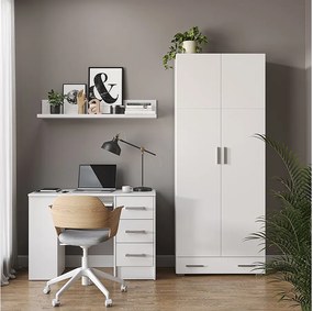 Półka na akta biały 80x37x182.4 frank