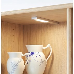 Naturalna witryna w dekorze dębu z oświetleniem 89x206 cm Mistral – Hammel Furniture