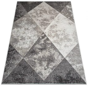 Dywan nowoczesny Perlage Romby beżowo-szary 160 cm x 230 cm