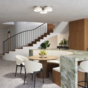 Kremowa lampa sufitowa ø 30 cm Blacko – Sollux