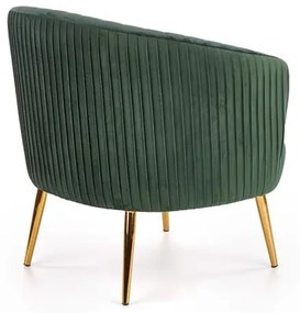 Fotel CROWN ciemno zielony HALMAR