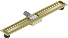 Mexen Flat korpus do odpływu liniowego 70 cm, złoty szczotkowany - 1A15070