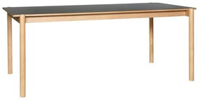 Stół z litego drewna dębowego 107x190 cm Oblique – Hübsch