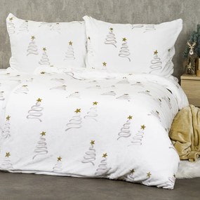 4Home Pościel mikroflanela Christmas tree, 140x 200 cm, 70 x 90 cm, 140 x 200 cm, 70 x 90 cm