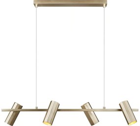 Nordlux - Żyrandol na linkach ALANIS 4xGU10/15W/230V mosiądz
