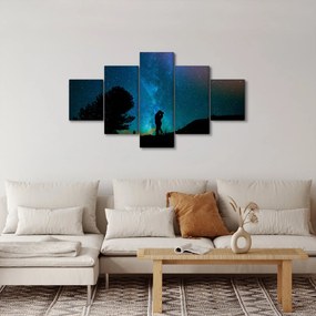 Obraz - Spotkanie pod gwiazdami (125x70 cm)