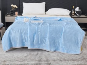 Chłodząca letnia kołdra CELIA, niebieska Rozmiar: 140 x 200 cm