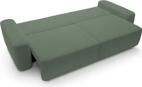 Sofa BOULI z funkcja spania i pojemnikiem ZIELONY RAVEN 77