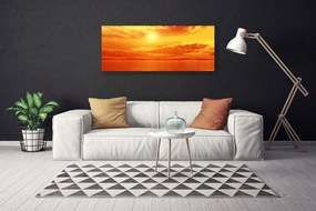 Obraz canvas na ścianę Słoneczny Blask nad Morzem