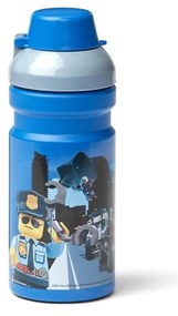 Dziecięca niebieska butelka na wodę LEGO® City, 390 ml