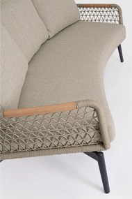 Jasnobrązowa sofa ogrodowa z litego drewna akacjowego Eulero – Bizzotto