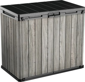 Szara plastikowa skrzynia ogrodowa Deco – Keter