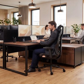Fotel biurowy ergonomiczny Diablo V-Flash Ultra Black