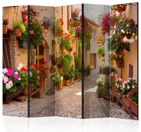 Parawan akustyczny Miasta 225x172 cm 5-częściowy wielokolorowy ARTGEIST B