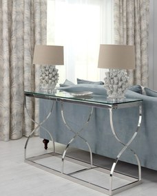 Konsola Dubai silver 140x40x80