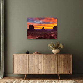 Obraz na szkle - Monument Valley v Arizonie (70x50 cm)