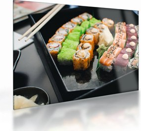 Obraz na szkle - Sushi (70x50 cm)