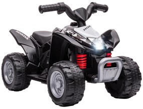 AIYAPLAY Elektroquad, Kinderquad, 2,8 km/h, Reflektor LED, dla 1,5-3 lata, czarny, 65,5 x 38,5 x 43,5cm
