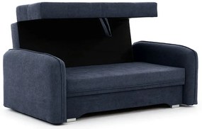 Sofa rozkładana z funkcją spania LAINE niebieska ELTAP