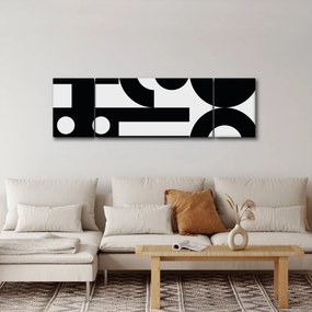 Obraz - Abstrakcja geometryczna N⁰3 (170x50 cm)