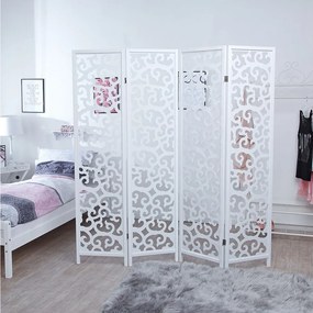 Przegroda pokojowa 175x173x2,2 cm biała Shoji