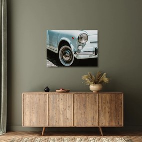 Obraz na szkle - Fiat retro samochód (70x50 cm)