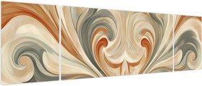 Obraz - Wiry w ziemistych barwach (170x50 cm)