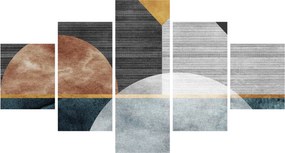 Obraz - Kształty i tekstury (125x70 cm)