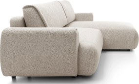 Melanżowy narożnik nowoczesny jasny popiel Z4-M99