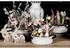 Osłonka na kwiaty  Flores, 29 x 8 x 24 cm, ceramika