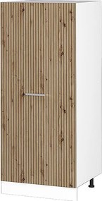 Wysoka szafa dąb rzemieślniczy 60x57x143 r-line