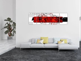 Obraz abstrakcji (170x50 cm)