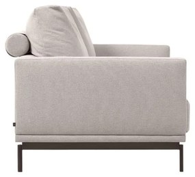 Beżowa sofa z tkaniny szenilowej 214 cm Galene – Kave Home